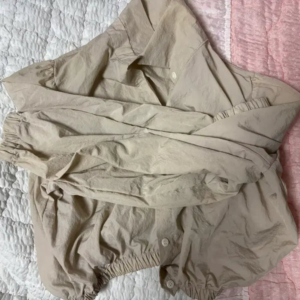 [BUNJANG] Beige Shirt / 베이지색 셔츠