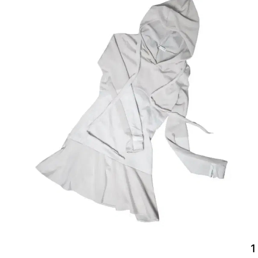 [BUNJANG] Ohs Scarf Hoodie Dress / 오호스 스카프 후디 원피스