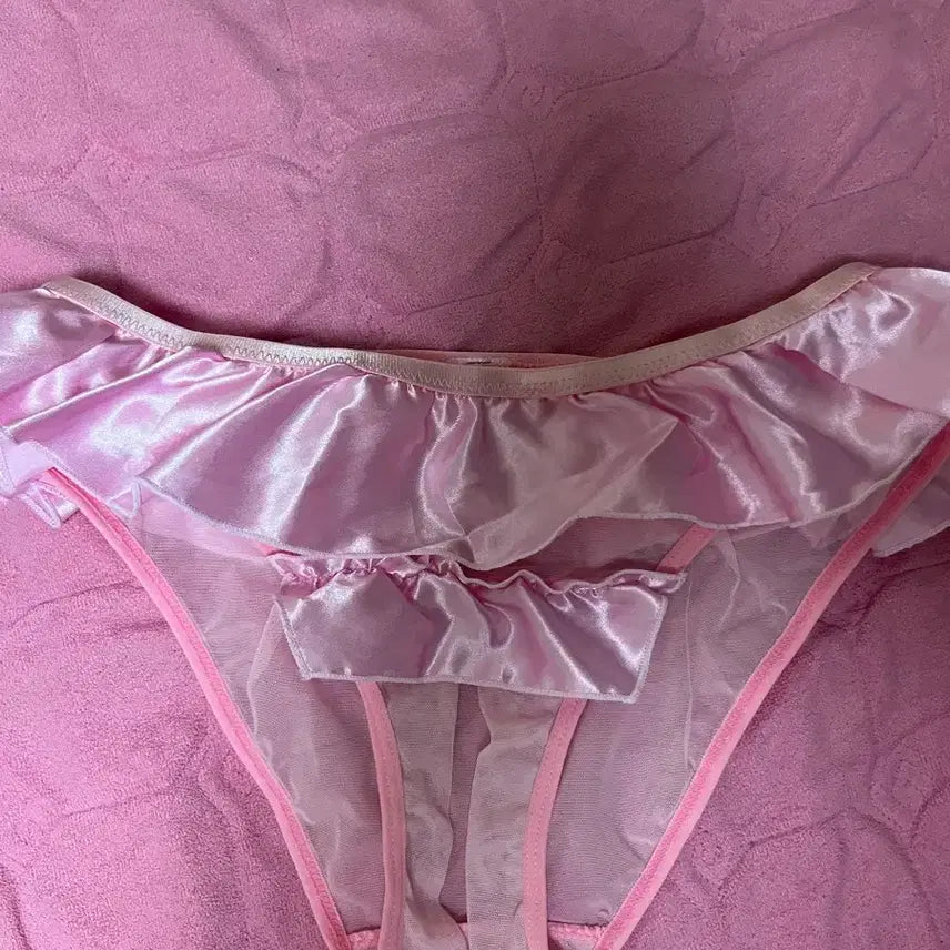 [BUNJANG] Satin Frill Panty - Women's / 여성속옷 여성팬티 새틴 프릴 팬티