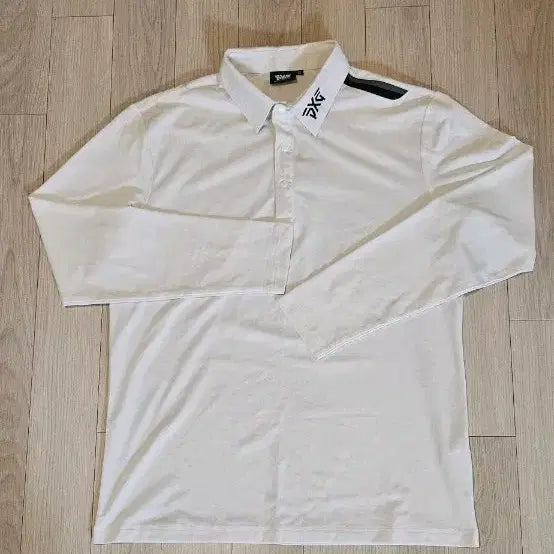 [BUNJANG] PXG Golf Wear Men's Long Sleeve White Shirt Size 100 / PXG 골프웨어 남성 긴팔 흰색 셔츠 100  가슴단면 52