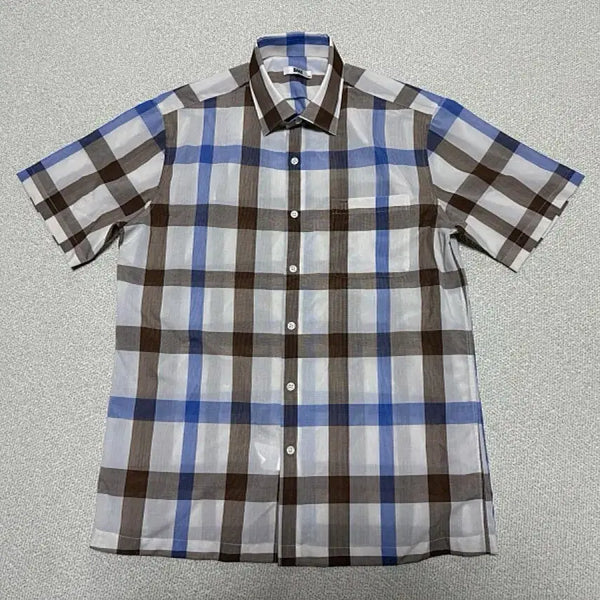 [BUNJANG] Daks Men's Short Sleeve Shirt (Size 105) / 닥스 여름용 반팔 셔츠 남방 남성용 105사이즈