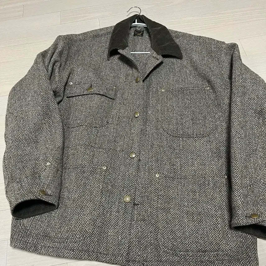 [BUNJANG] OrSlow Tweed Coverall Jacket / (3) orslow 트위드 커버올 오어슬로우