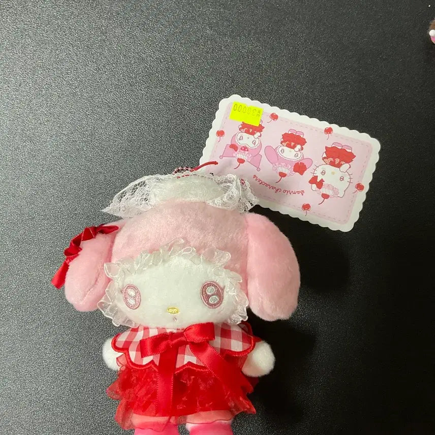 [BUNJANG] Sanrio Whipping Cream Cherry Mascot My Melody / 쇼비도 휘핑 크림 체리 마스코드 마이멜로디