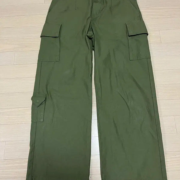 [BUNJANG] Mer Cargo Pants Khaki Cotton Size 34 / (34)머듈 mer 카고팬츠