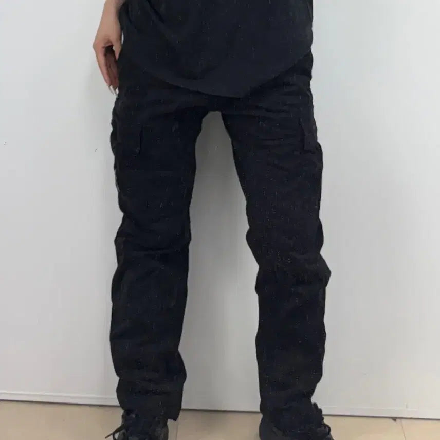 [BUNJANG] CP Company Lens Detail Black Cargo Pants E0615 / 씨피컴퍼니 렌즈 디테일 블랙 카고 팬츠 E0615