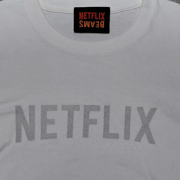 [BUNJANG] NETFLIX x BEAMS Collaboration Big Logo T-Shirt / [L] NETFLIX x BEAMS 콜라보 빅 로고 티셔츠
