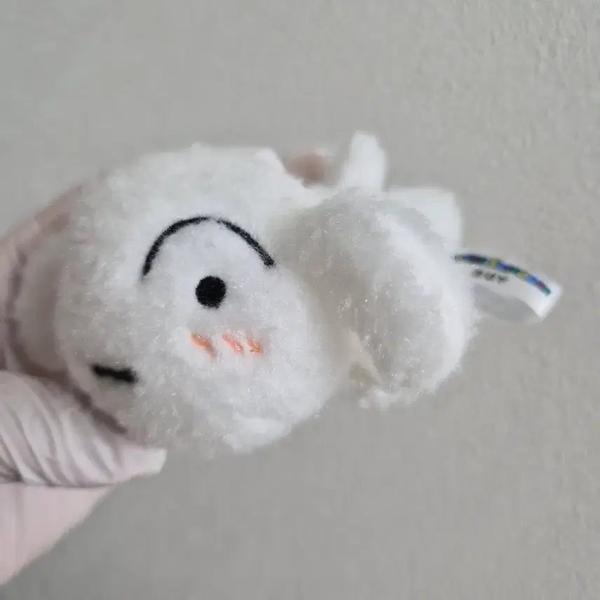 [BUNJANG] White Dog Character Keychain / 흰둥이 키링