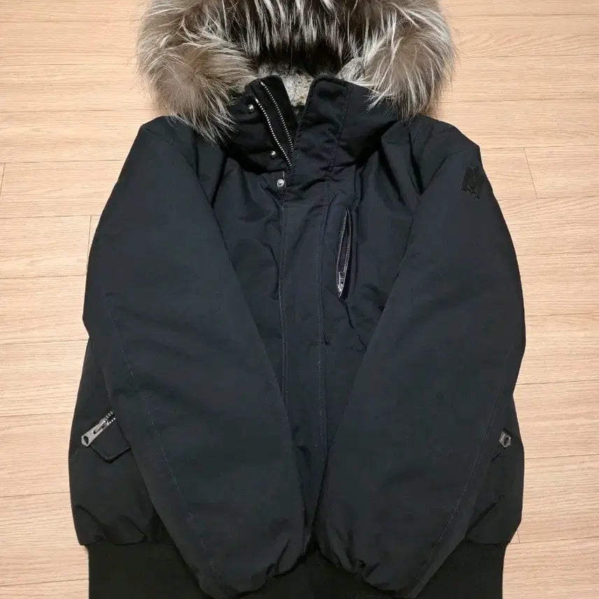[BUNJANG] Mackage Dixon Silver Fox Fur Coat / 맥케이지 딕슨 실버퍼 40