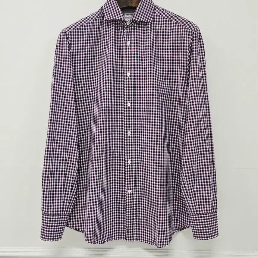 [BUNJANG] Brunello Cucinelli Gingham Check Shirt / 브루넬로 쿠치넬리 깅엄 체크 셔츠