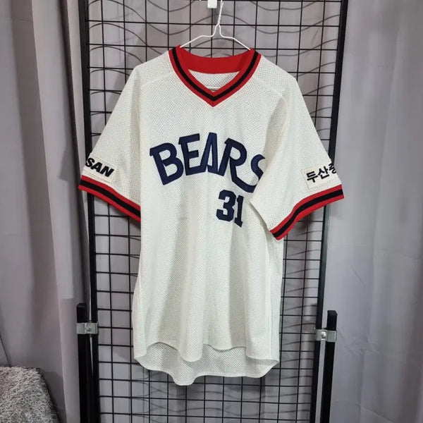 [BUNJANG] Doosan Bears Jeong Soo-bin #31 Old Retro 'Let's Do' Uniform (Size 105) / 두산 베어스 정수빈 31 유니폼 올드 레트로 렛두로 유니폼 105