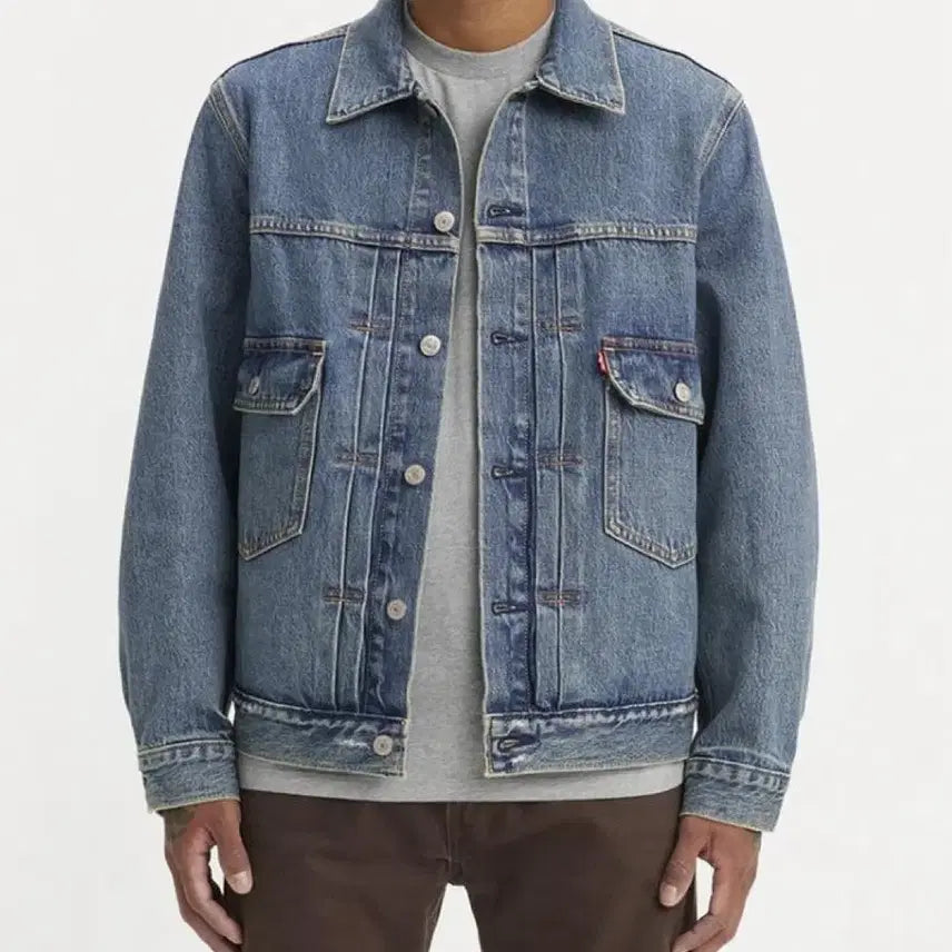 [BUNJANG] Levi's Type II Denim Trucker Jacket / 리바이스 타입2 데님 트러커(A7632-0001)