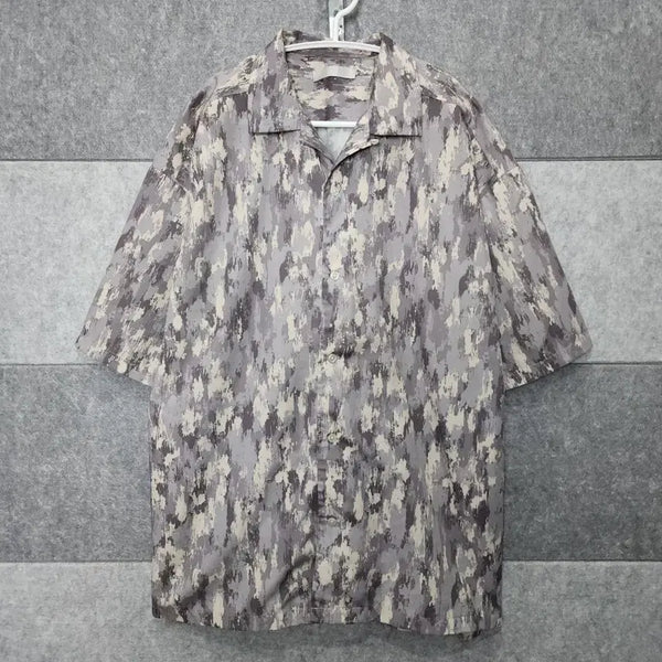 [BUNJANG] Sense of Place by Urban Research Men's Open Collar Shirt / 센스오브플레이스 by 어반리서치 남성 오픈카라 셔츠 (사이즈 L)