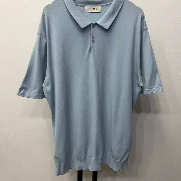 [BUNJANG] Time Homme 21SS Solid Short-Sleeve T-Shirt (105) / 정품) 타임옴므 한섬 21ss 솔리드 반팔 105
