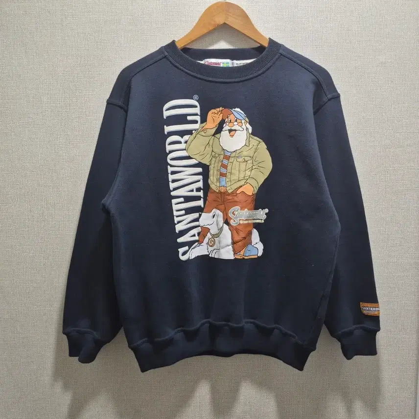 [BUNJANG] Santa World Vintage Sweatshirt / (L) Santa world 산타월드 빈티지 스웻셔츠