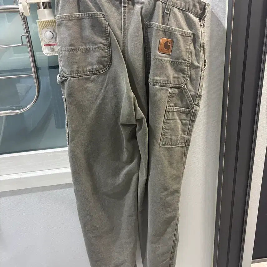 [BUNJANG] Carhartt Double Knee Pants Moss Green / 칼하트 더블니 38 32 판매합니다.