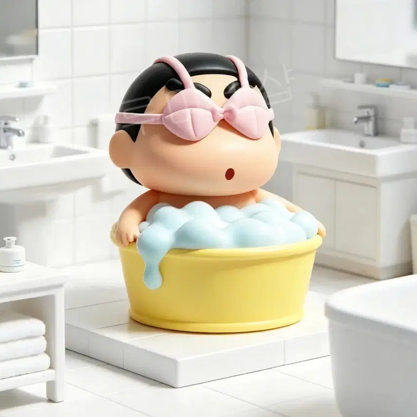 [BUNJANG] Jandoon Crayon Shin-chan Bath Series Figure / Jandoon 짱구 목욕 시리즈 피규어