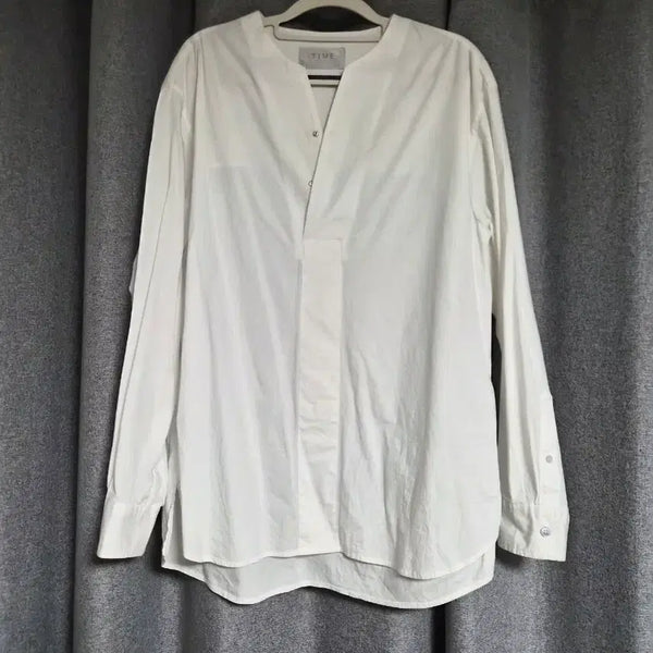 [BUNJANG] Time Homme Notched Neck Shirt / 타임옴므 노치넥 셔츠 팝니다