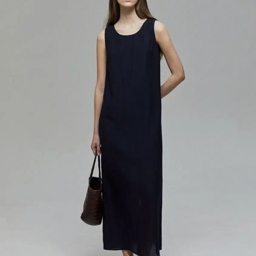 [BUNJANG] Dunst Rayon Sleeveless Maxi Dress / 던스트 레이온 민소매 원피스