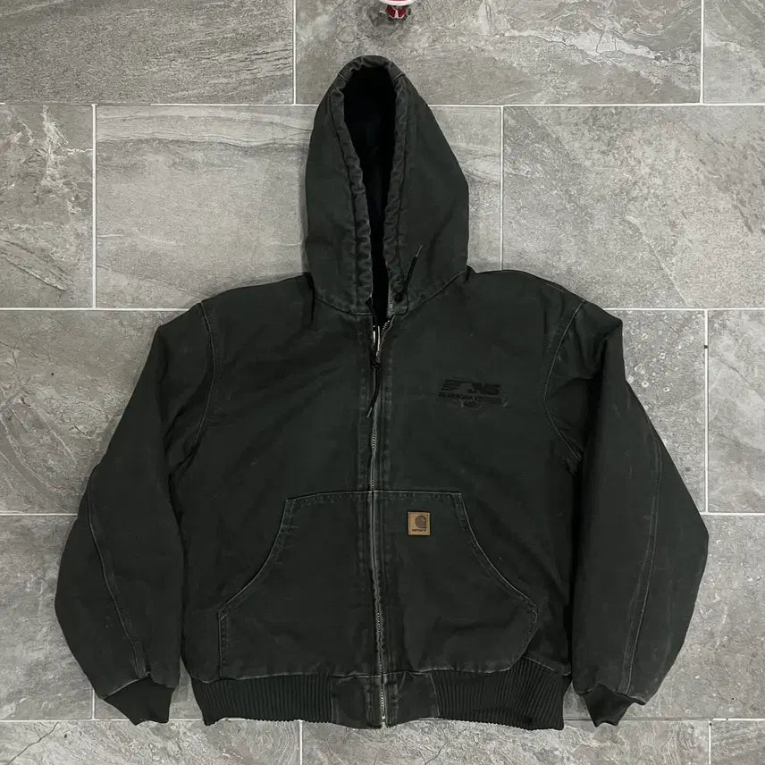 [BUNJANG] Carhartt J130 Sandstone Duck Active Jacket - Moss Green (L) / (L) 칼하트 덕 액티브 후드자켓 J130 MOS 모스그린