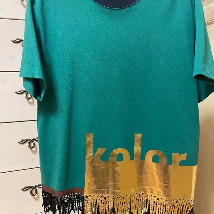 [BUNJANG] Kolor Women's Short Sleeve T-Shirt / Kolor여성티셔츠