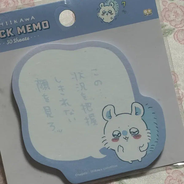 [BUNJANG] Monchou Momonga Memo Pad / 먼작귀 모몽가 메모지