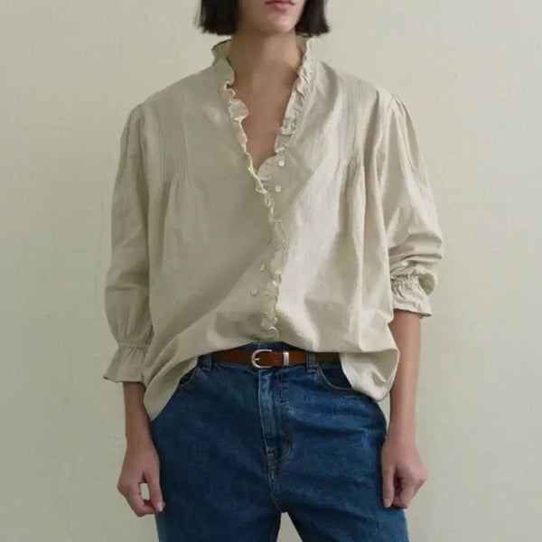 [BUNJANG] Via Plain Victoria Blouse / 비아플레인 빅토리아블라우스