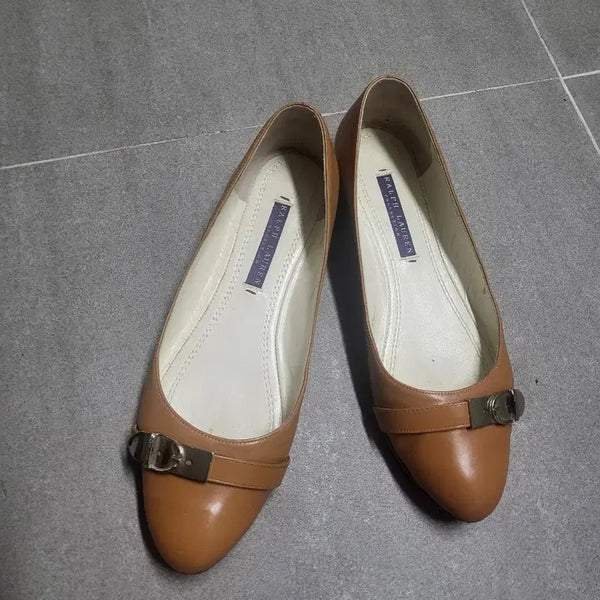 [BUNJANG] Ralph Lauren Purple Label Women's Flat Shoes (Size 36.5) / 퍼플라벨 랄프로렌 여성 플랫 슈즈 36.5