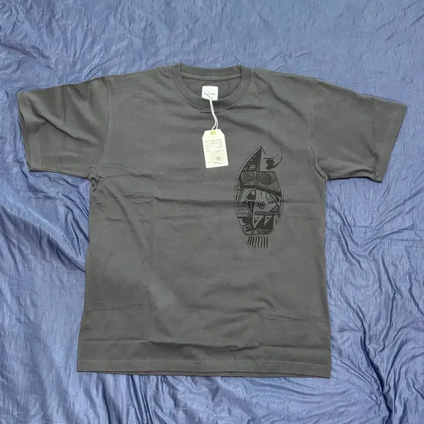 [BUNJANG] Sasquatchfabrix Loopwheel Black T-Shirt / [새상품/L] 사스콰치패브릭스 반팔 티셔츠 블랙