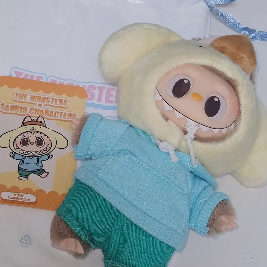 [BUNJANG] Sanrio Lovvu Pompompurin Pop Mart Doll Keychain / 산리오 라부부 폼폼푸린 팝마트 인형 키링