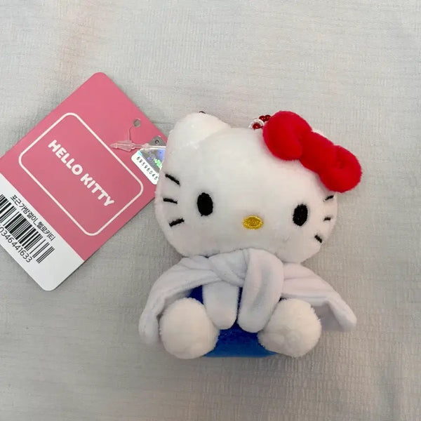 [BUNJANG] Sanrio Hello Kitty Cozy Plush 8cm Keychain / 산리오 헬로키티 키티 포근 인형 8cm 키링 판매