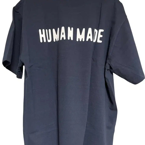 [BUNJANG] Human Made Heart Badge T-Shirt Navy / [L]휴먼메이드 하트 뱃지 티셔츠 네이비