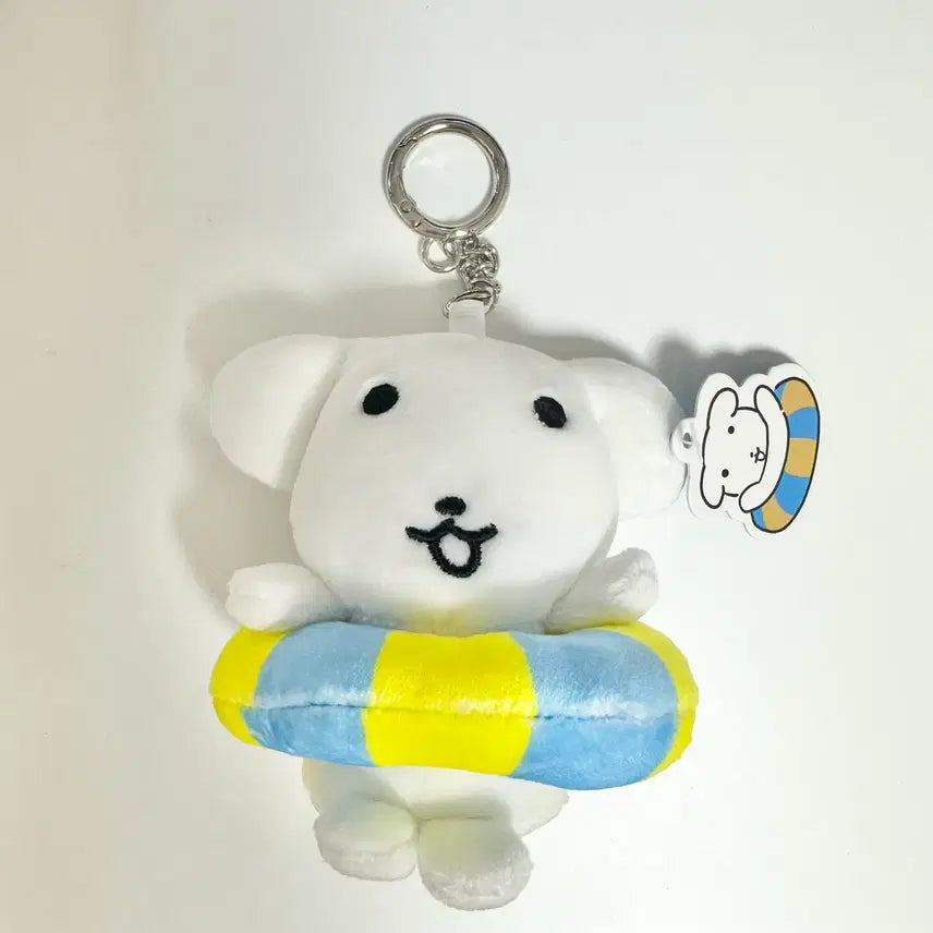 [BUNJANG] Ganadi Hayi Ttubeu Doll Keychain / (새상품) 가나디 하양이 튜브 인형 키링