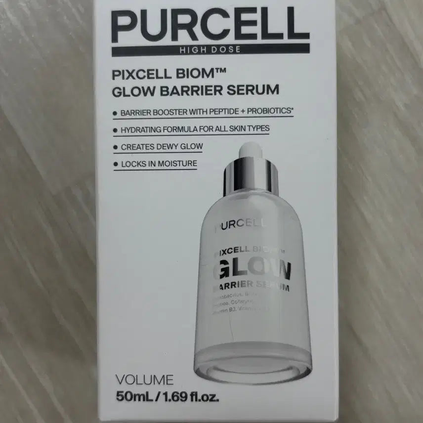 [BUNJANG] Purcell Pixelbiome Glow Barrier Serum (Sealed) / [미개봉] 퍼셀 픽셀바이옴 글로우 배리어 세럼
