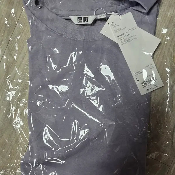 [BUNJANG] Uniqlo Airism Cotton Oversized Crewneck T-shirt Light Purple / [L] 유니클로 에어리즘 코튼 오버사이즈 크루넥 티셔츠 라이트퍼플