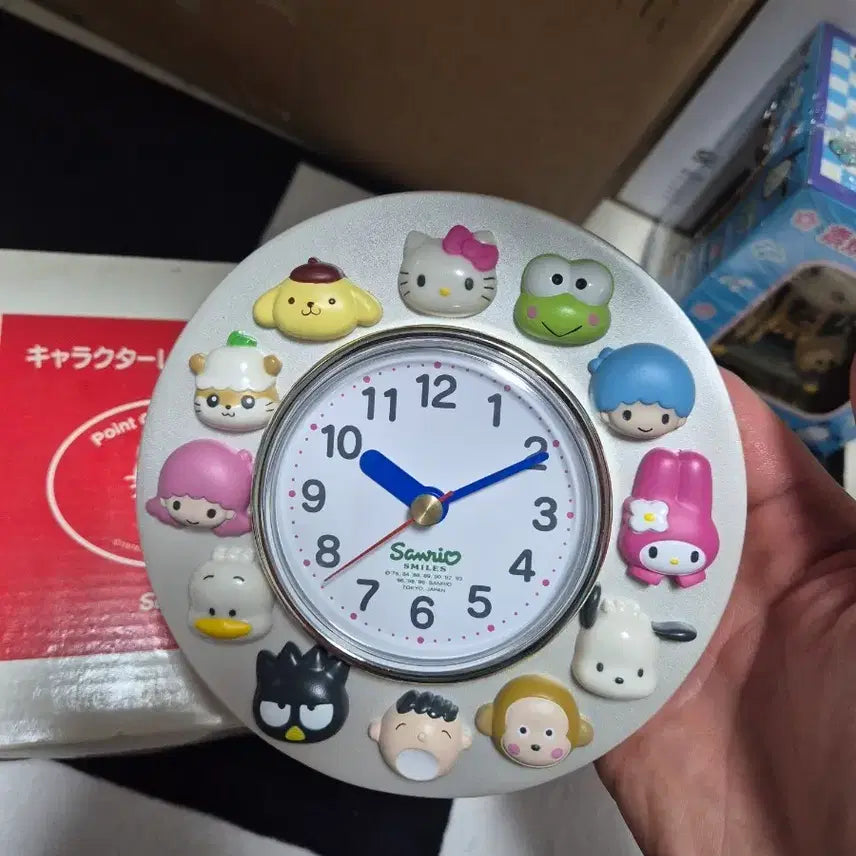 [BUNJANG] 1999 Sanrio Character Desk Clock / 1999년 고전 산리오 탁상시계 새상품