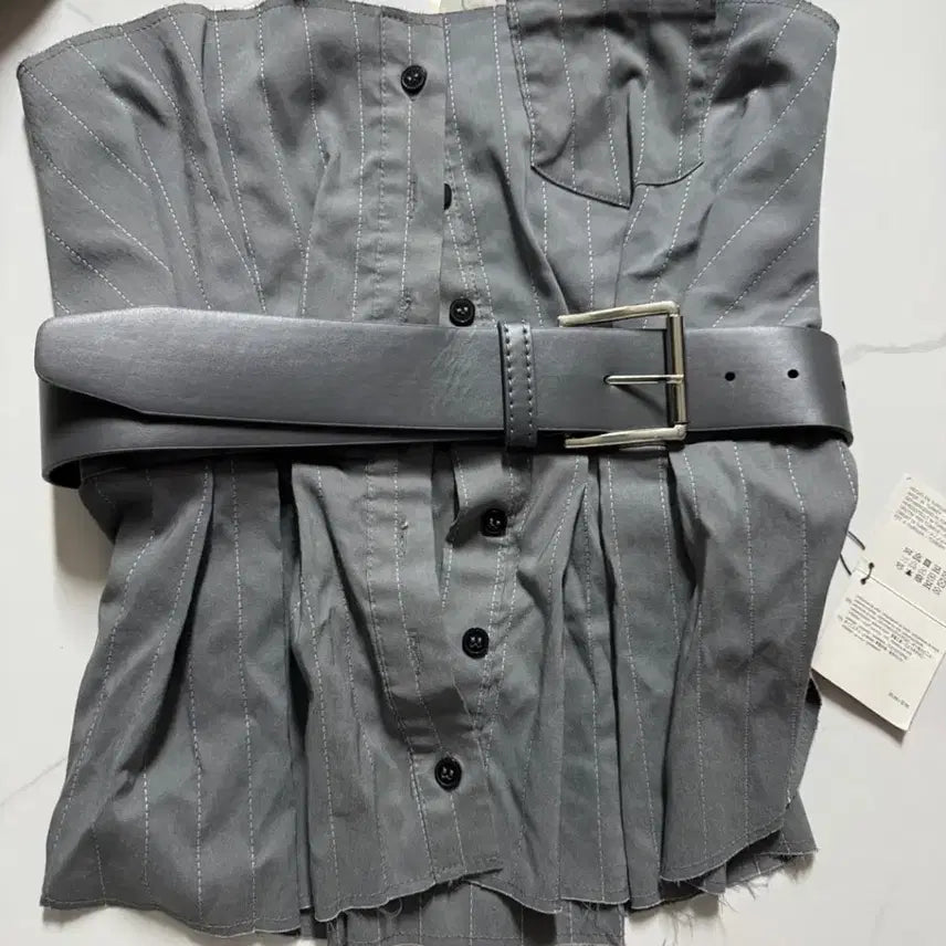 [BUNJANG] ZARA Belted Sleeveless Top / 새상품) 자라 벨트 탑