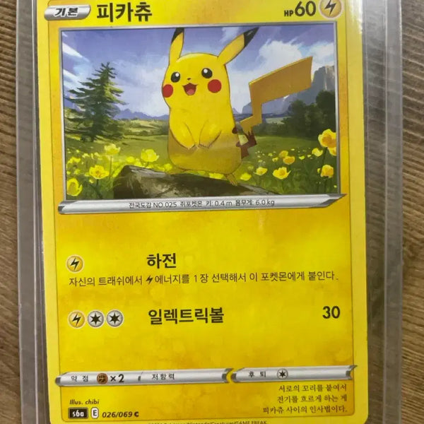 [BUNJANG] Pikachu 2021 Card / 피카츄 (2021) C