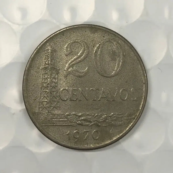 [BUNJANG] 1970 Brazil 20 Centavos Coin / 1970년 브라질 20센타보스 동전 D254