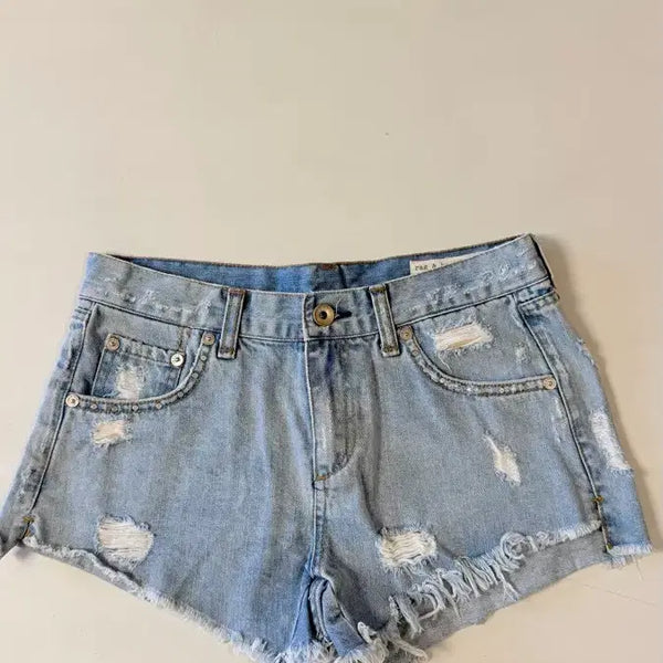 [BUNJANG] Rag & Bone Distressed Denim Cut-off Shorts / 랙앤본 Rag & Bone 데님 숏팬츠 26인치 정가 36만원대 디테일이