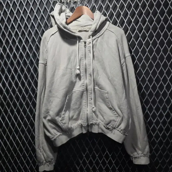 [BUNJANG] Insilence Cropped Hoodie Zip-Up M / 인사일런스 크롭 후드집업 M