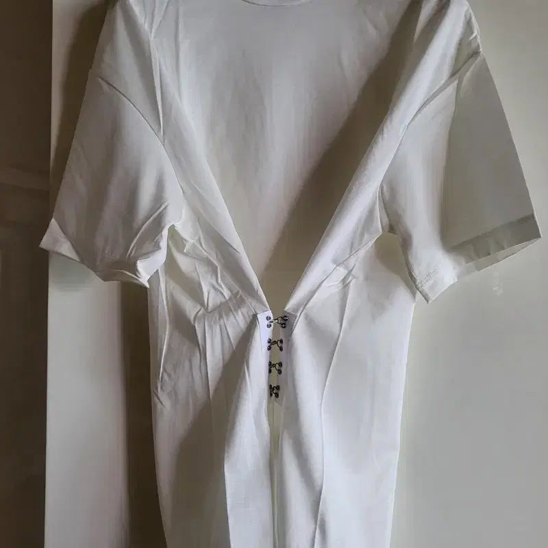 [BUNJANG] LE CIEL BLEU Corset T-Shirt White JP 36 / LE CIEL BLEU 르씨엘블루 코르셋 티셔츠 36