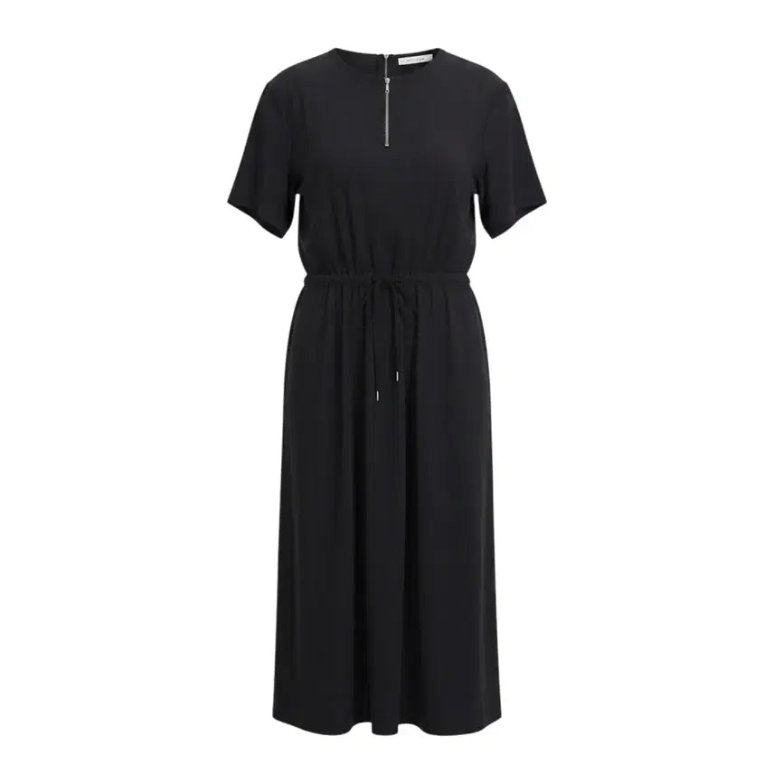 [BUNJANG] Bonie Alex Women's Short-Sleeve Poly Long Dress BK / 여성F/ 보니알렉스 반소매 폴리 롱 원피스 BK 22-11