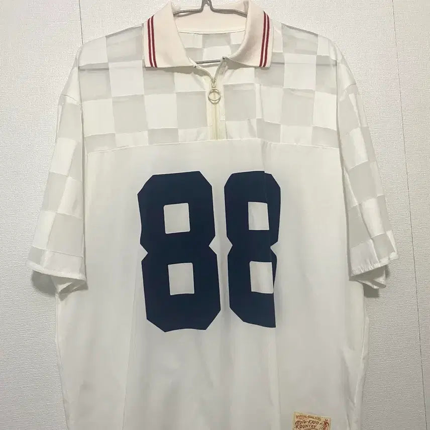 [BUNJANG] Kapital Short Sleeve Half Zip T-Shirt / Kapital 반팔 반집업 티셔츠