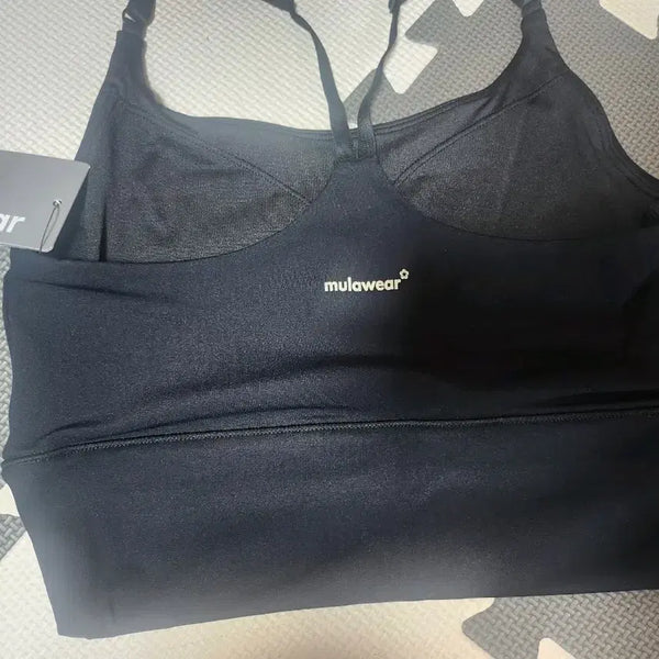 [BUNJANG] Mulawear Women's Yoga Bra Top Tank Top - Black / (새상품)  뮬라웨어 여성 요가복 브라탑 탱크탑 상의 블랙