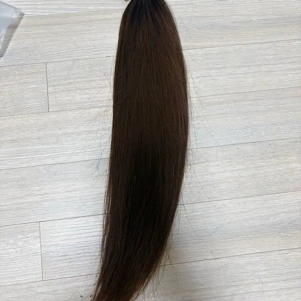 [BUNJANG] Soft Tip Remy Hair Extensions Brown 16 Inch 80 Pieces / 소프트팁 뉴노팁 붙임머리 브라운 80피스 16인치