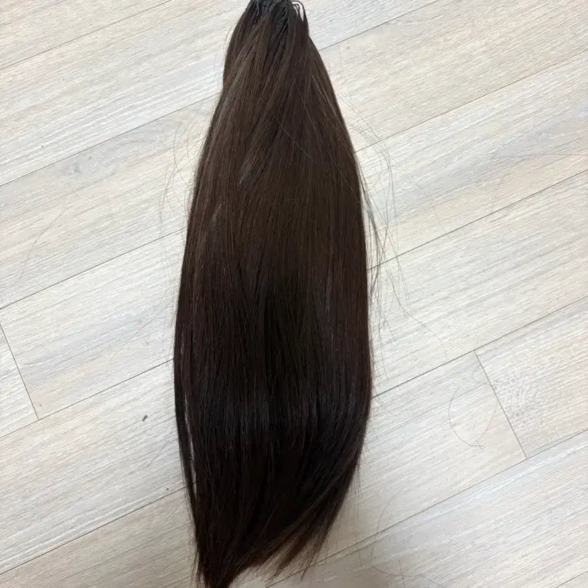 [BUNJANG] Soft Tip Brown Hair Extensions 112 Pieces 15 inch / 소프트팁 뉴노팁 붙임머리 브라운 112피스 15인치