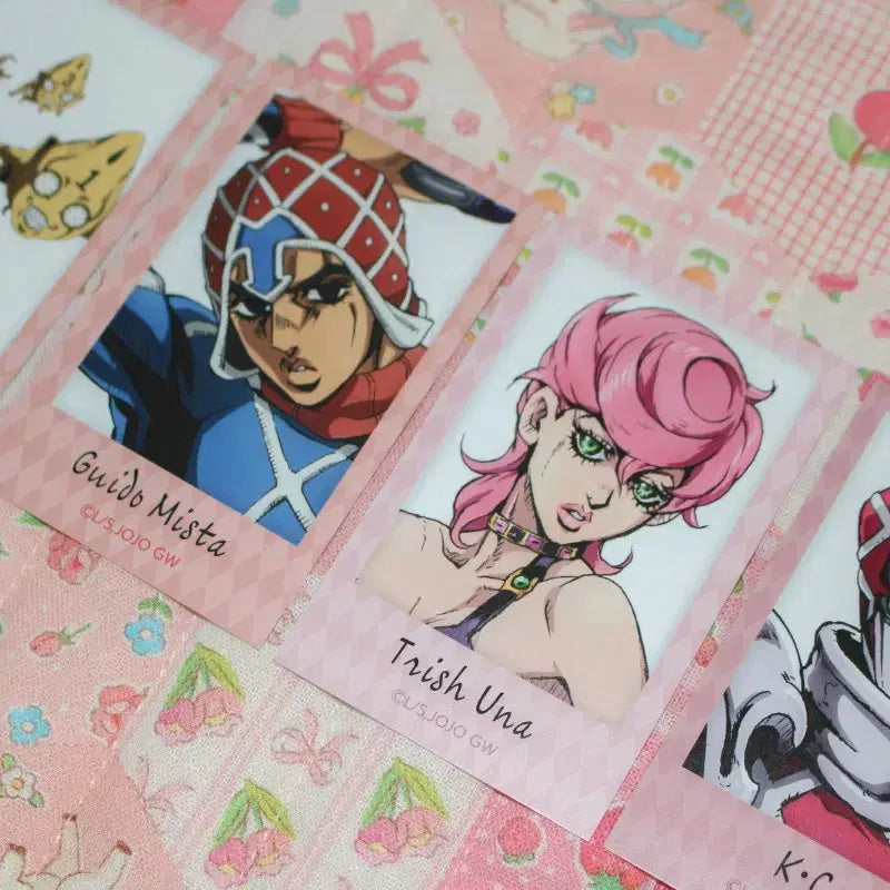 [BUNJANG] JoJo's Bizarre Adventure Part 5 Cheki-style Polaroid Photocard Bundle Set / (일괄) 죠죠의 기묘한 모험 5부 체키풍 폴라로이드 포토카드