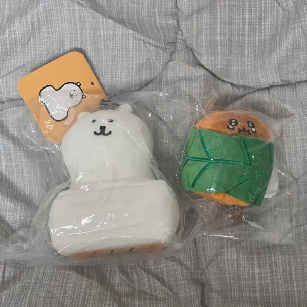 [BUNJANG] Bundle Set of Sealed Plush Toys (Nongdamgom, Mochigom, Dol Dol Mal Rin Goroke Duduji) / 일괄) 미개봉 농담곰 모찌곰 돌돌말린 고로케두더지 인형 누이