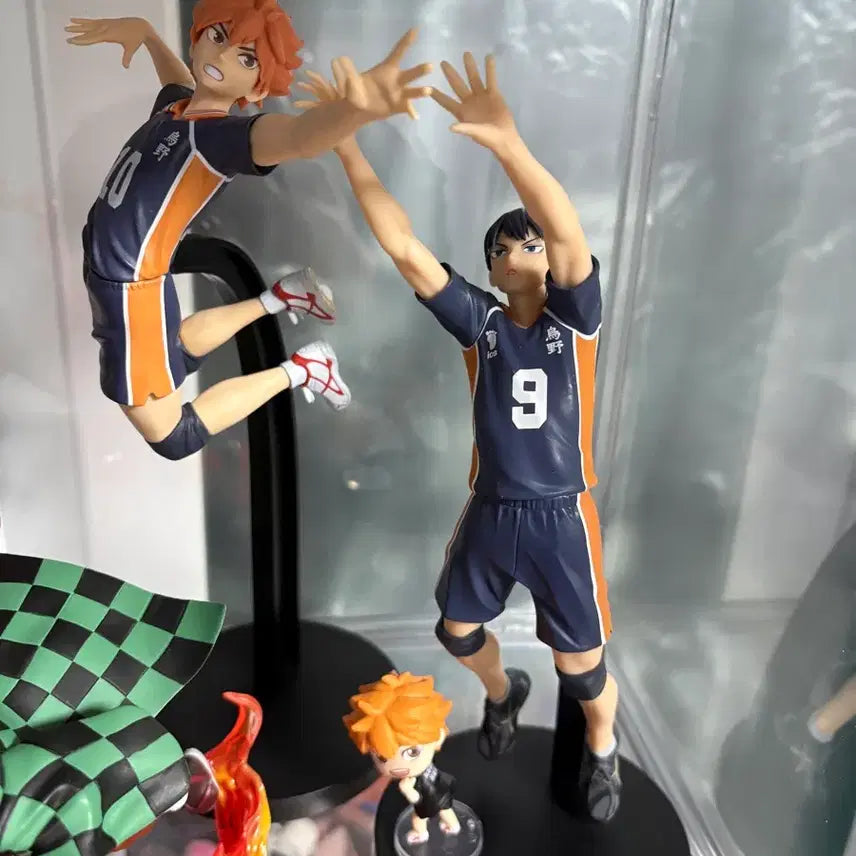 [BUNJANG] Bandai Namco Haikyuu!! Kageyama Hinata Posing Figure Bundle Set / [일괄판매] 반다이남코 하이큐 카게야마 히나타 포징 피규어