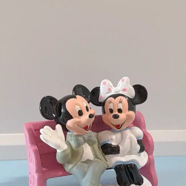 [BUNJANG] Disney Mickey & Minnie Doggy Figure / 디즈니 미키 미니 도기 피규어